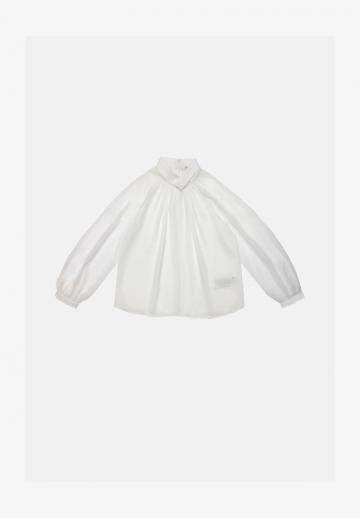 Атласная блузка