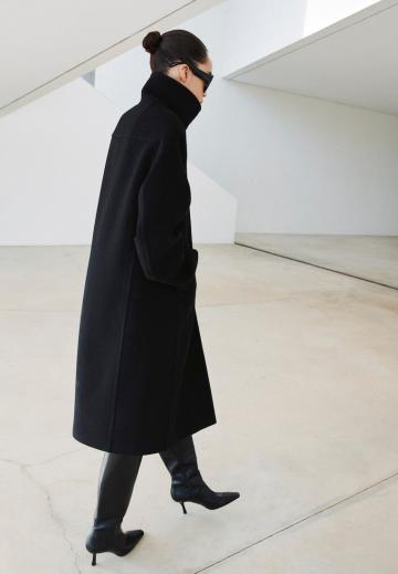 Шерстяное пальто