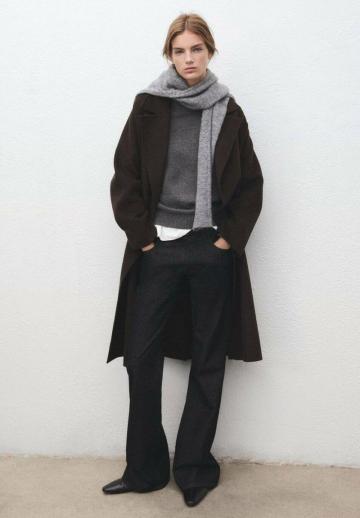 Шерстяное пальто