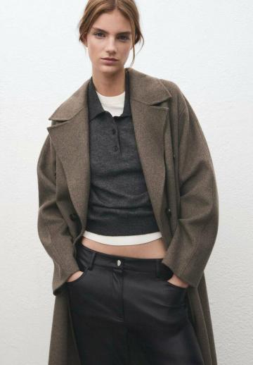 Шерстяное пальто