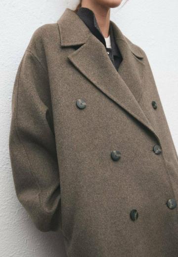 Шерстяное пальто