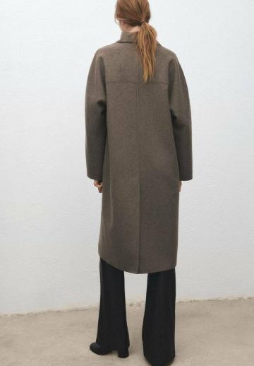 Шерстяное пальто