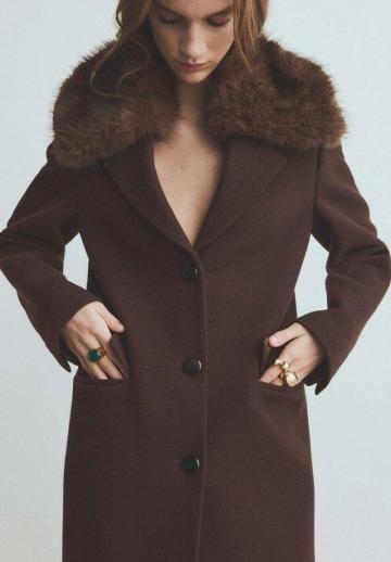 Шерстяное пальто