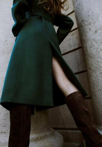 Шерстяное пальто