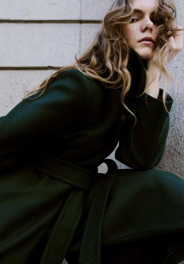 Шерстяное пальто