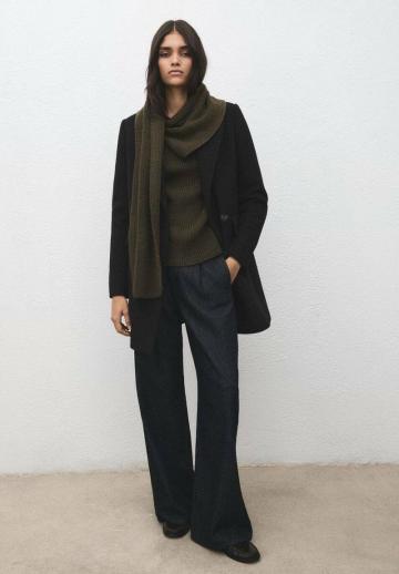 Шерстяное пальто