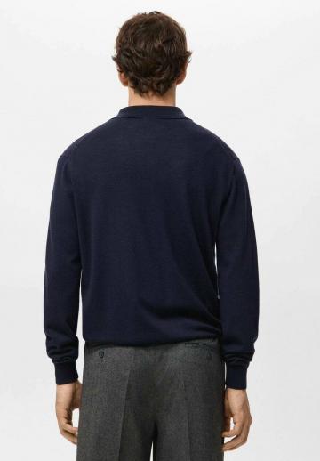 Поло с длинным рукавом