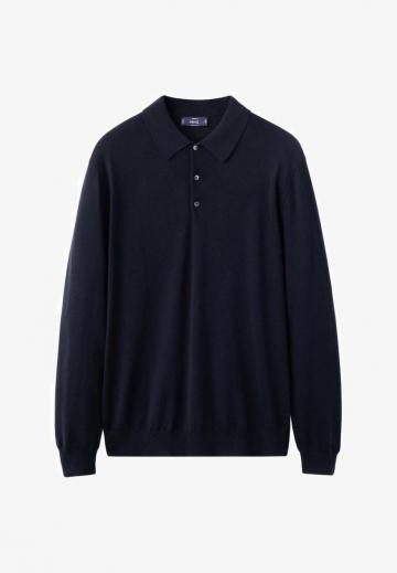 Поло с длинным рукавом