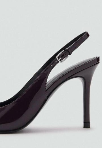 Туфли с открытым носом