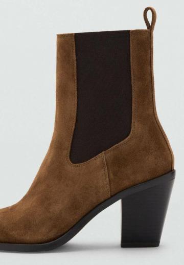 Полусапожки на высоком каблуке