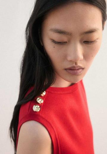 Вязаное платье