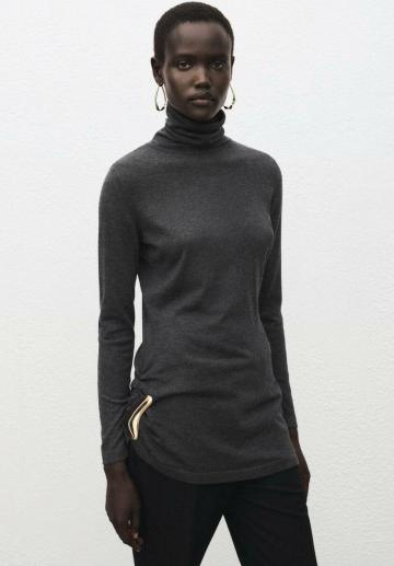 Длинный пуловер