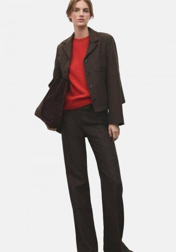 Пуловер с рукавом три четверти