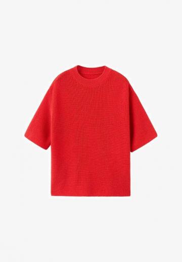 Пуловер с рукавом три четверти