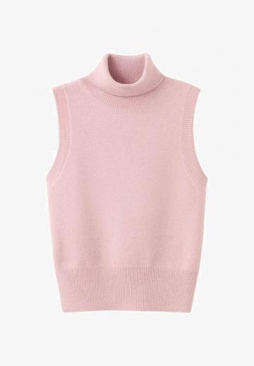 Пуловер без рукавов