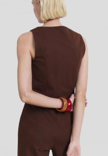 Блузка без рукавов