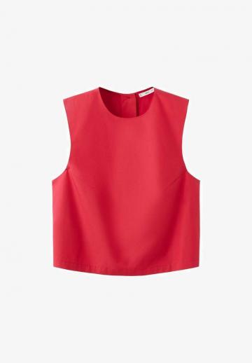 Блузка без рукавов