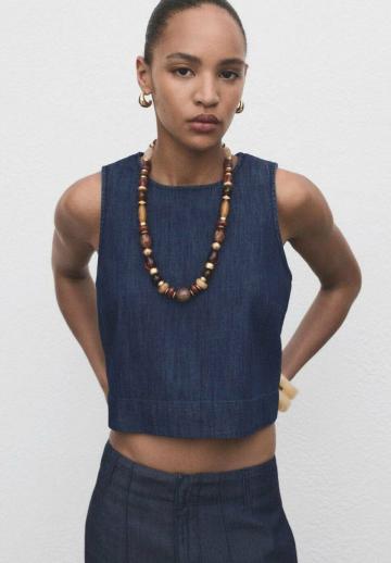 Джинсовая блузка