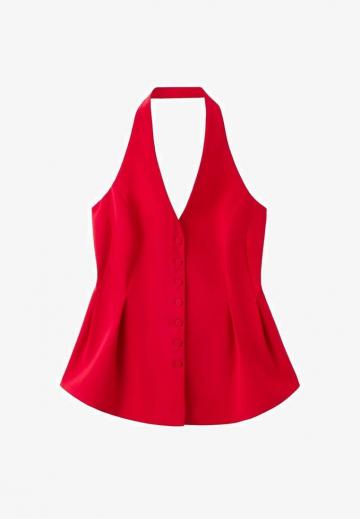 Блузка без рукавов