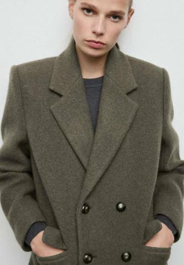 Шерстяное пальто