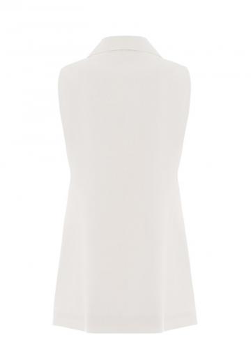 Длинный жилет