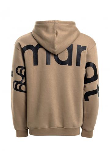 Пуловер с капюшоном