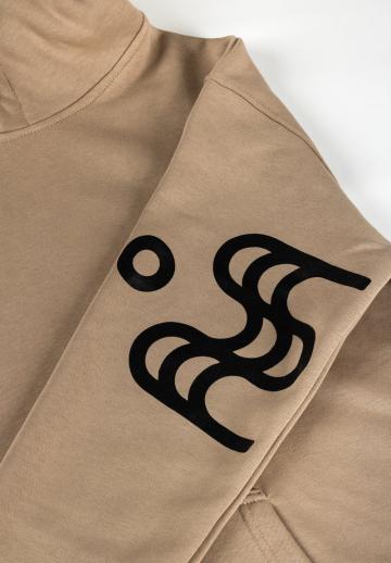 Пуловер с капюшоном