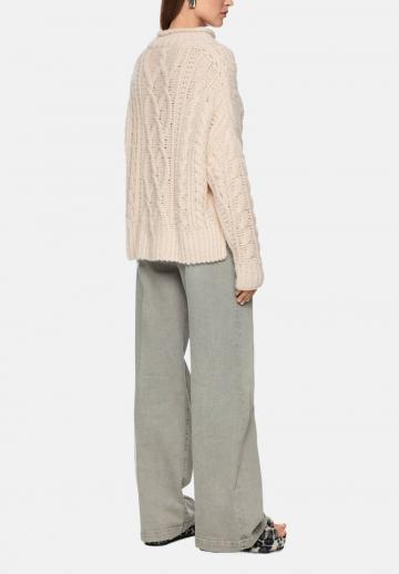 Длинный пуловер