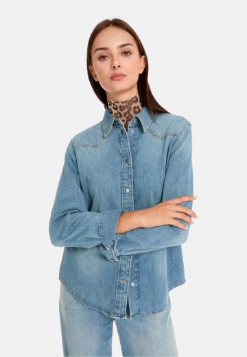 Джинсовая блузка