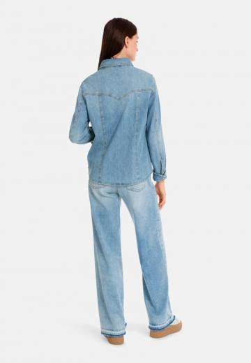 Джинсовая блузка