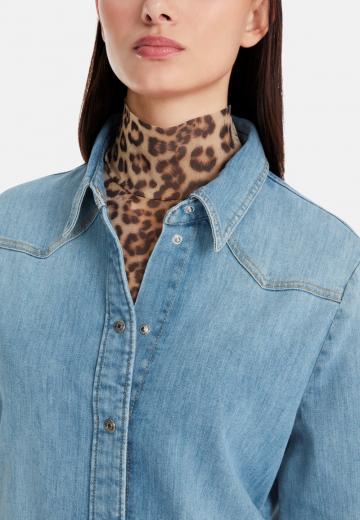 Джинсовая блузка