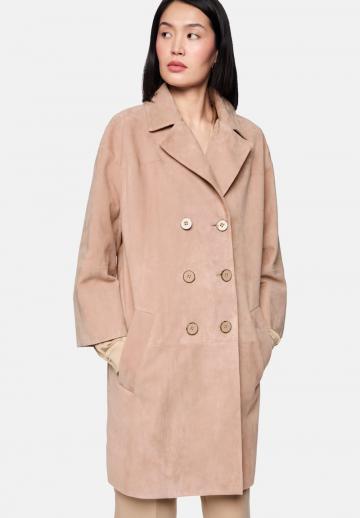 Кожаное пальто