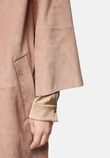 Кожаное пальто