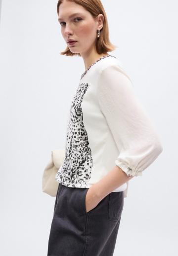 Майка с рукавом три четверти