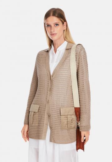 Длинный жилет