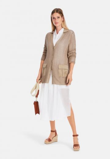 Длинный жилет