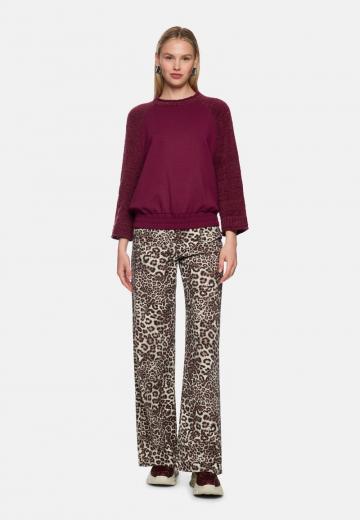 Пуловер с рукавом три четверти