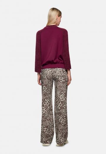 Пуловер с рукавом три четверти