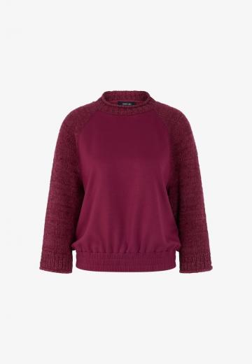 Пуловер с рукавом три четверти