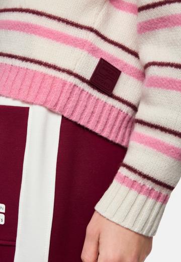 Пуловер в полоску