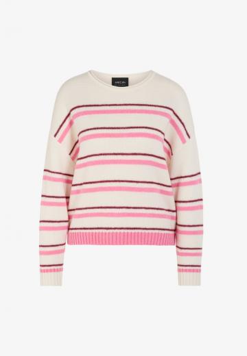 Пуловер в полоску