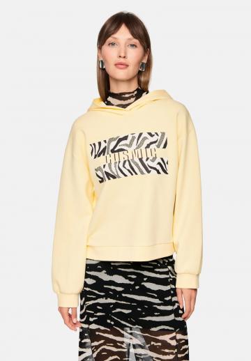 Пуловер с капюшоном