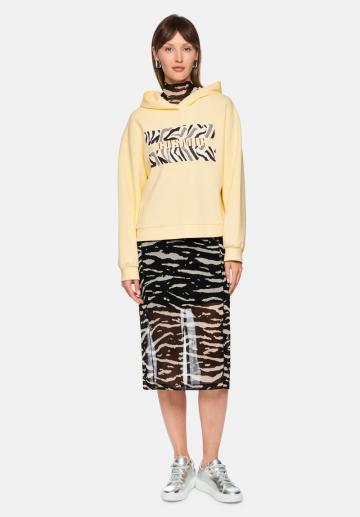 Пуловер с капюшоном