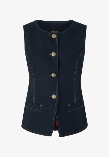 Джинсовая жилетка