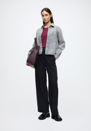 Джинсовая блузка