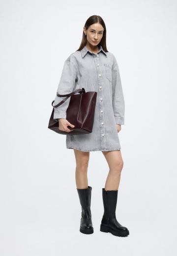 Джинсовое платье