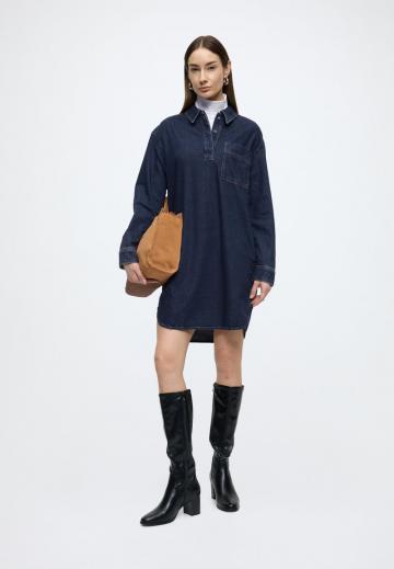 Джинсовое платье