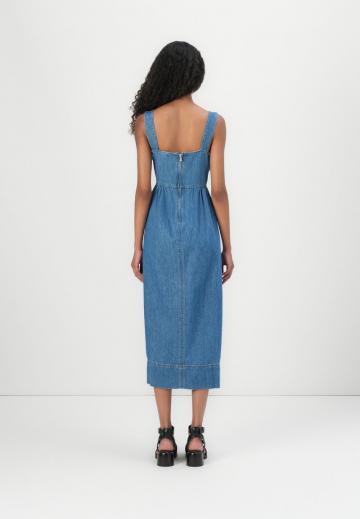 Джинсовое платье