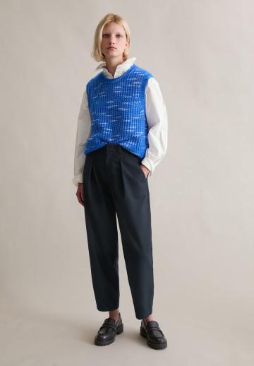 Пуловер без рукавов