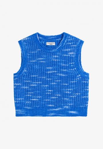 Пуловер без рукавов